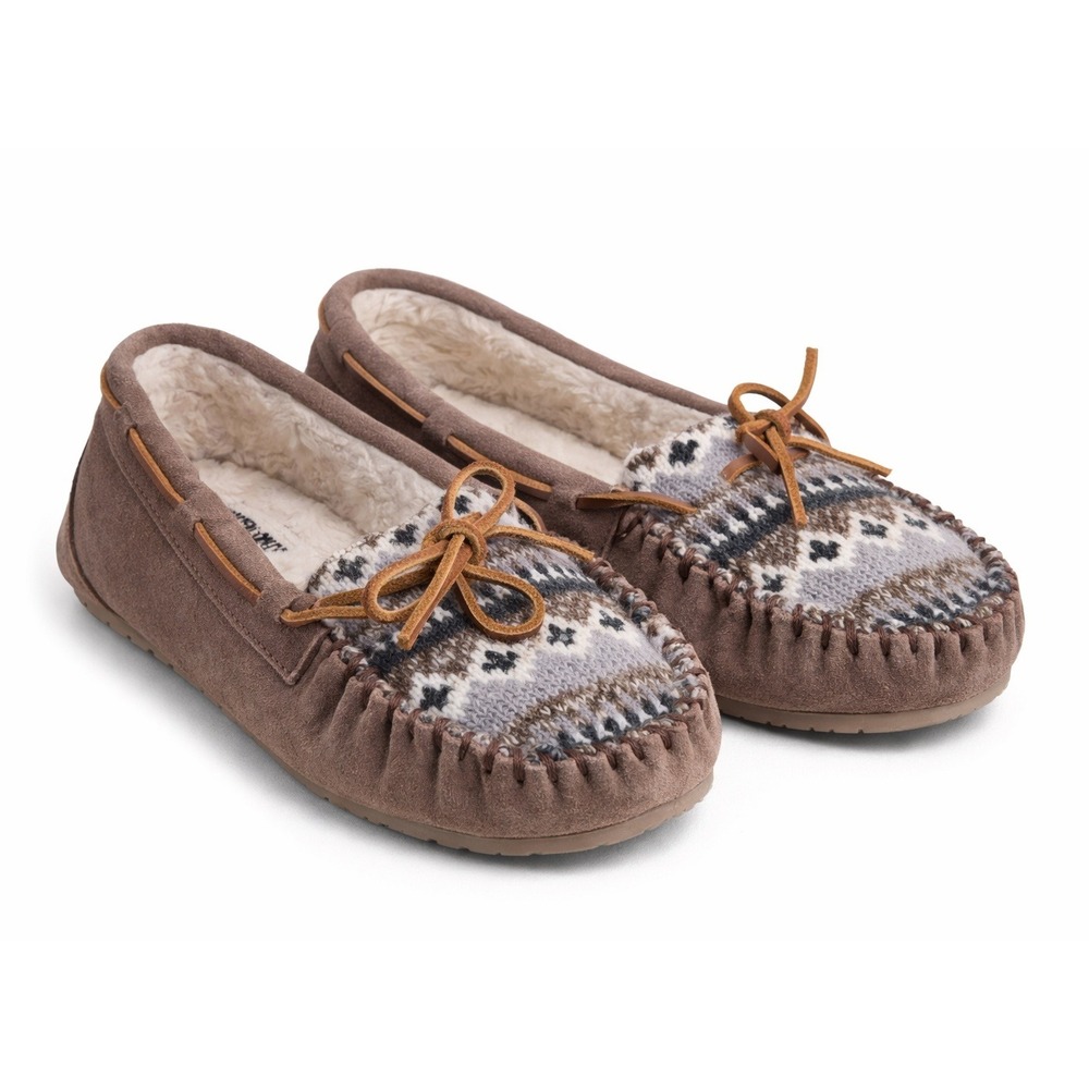 Minnetonka‎ Cally US 10 Moccasins Minookamii Bow Boho Bohemian Lounge Cozycore